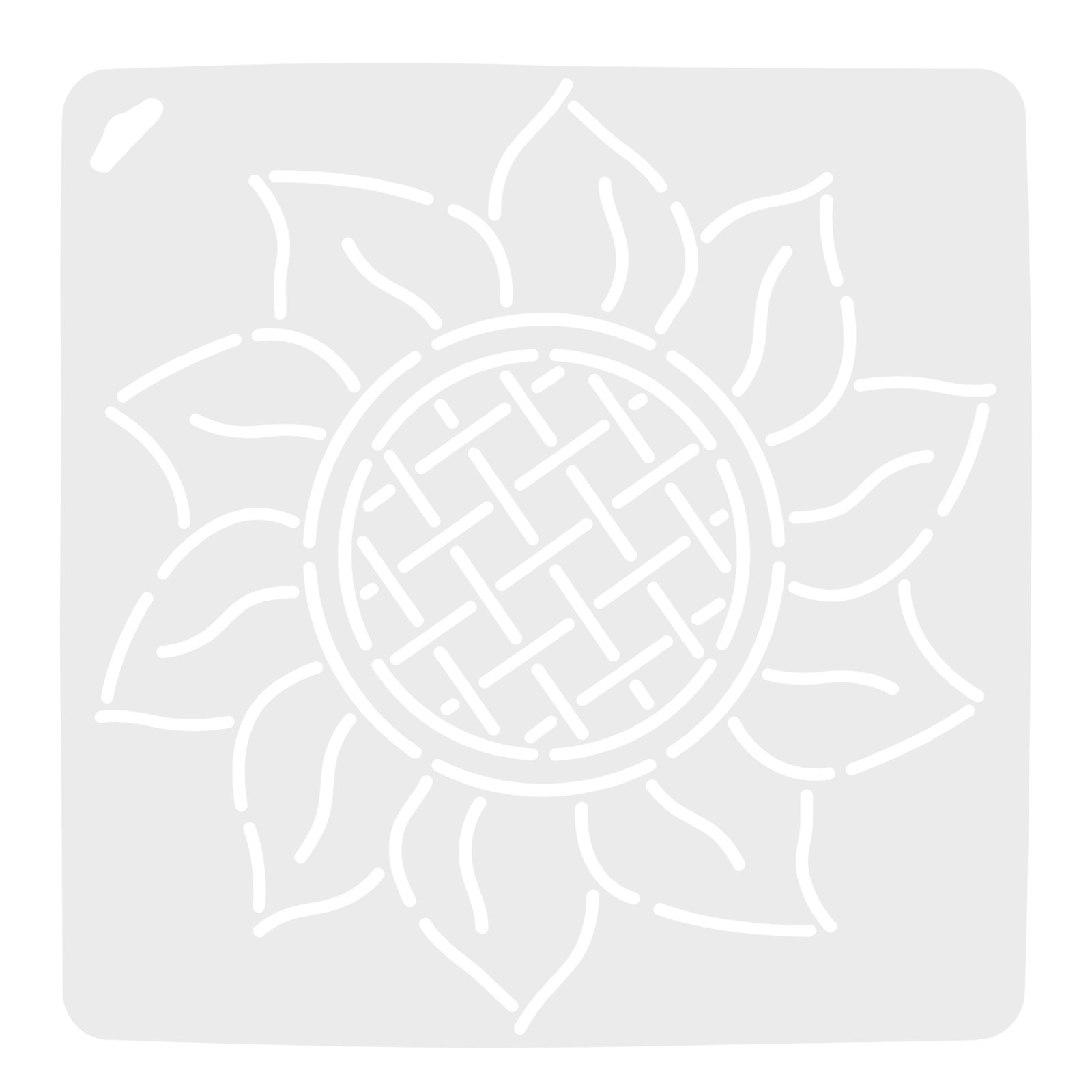 Embroidery Tools - Hollow Plastic Quilting Template Professional Durable