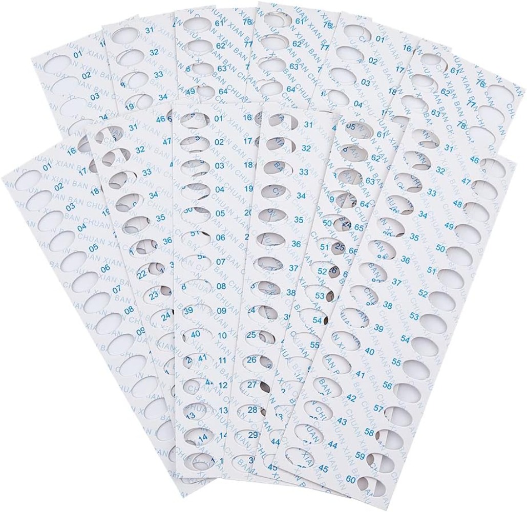 Embroidery Paper - 30Pcs 30 Positions Embroidery Thread Paper