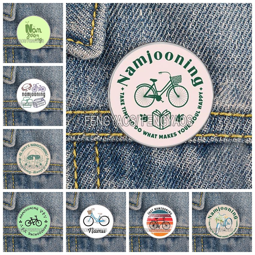 Embroidery Logo - Stainless Steel Namjooning Pin Custom Funny