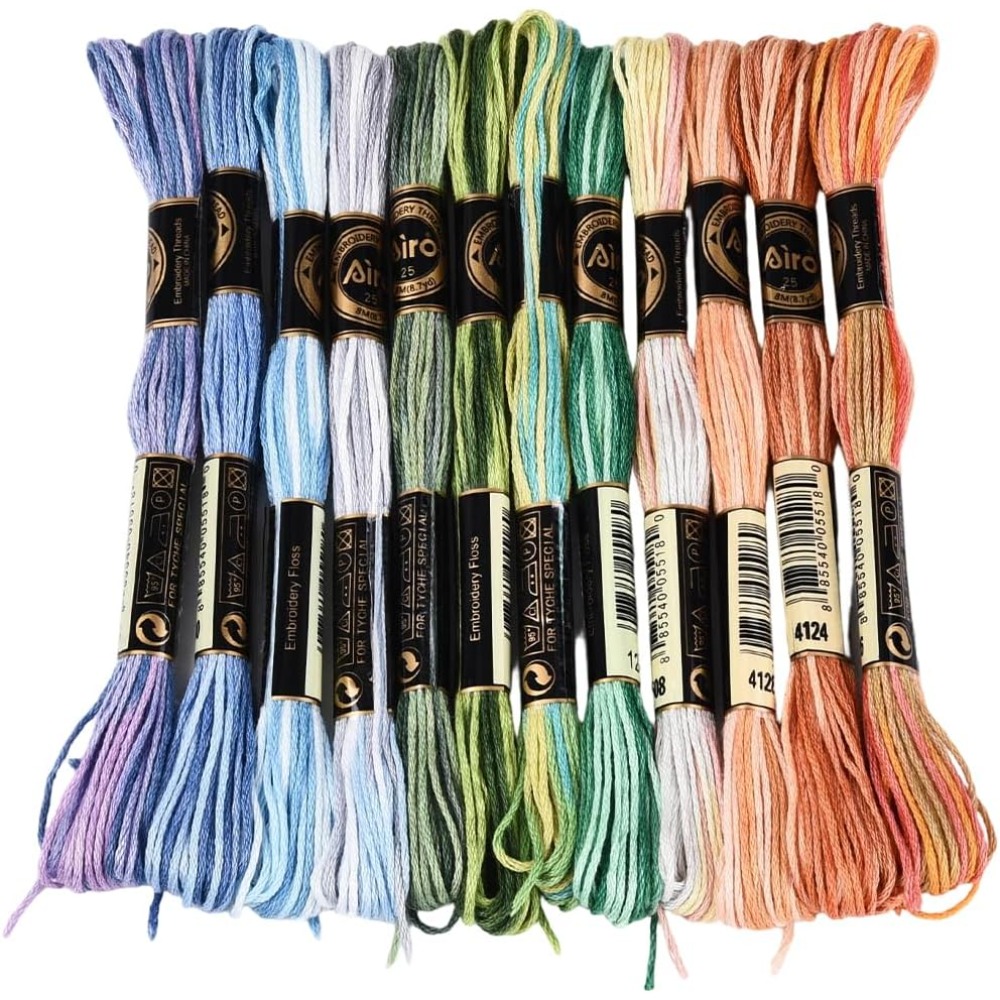 Embroidery Computer - 12 Skeins 105 Yards Cross Stitch
