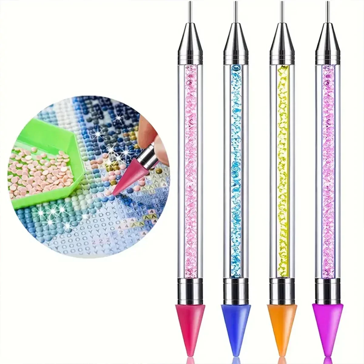 Embroidery Tools - Waxless Diamond Painting Tool, Double Tip