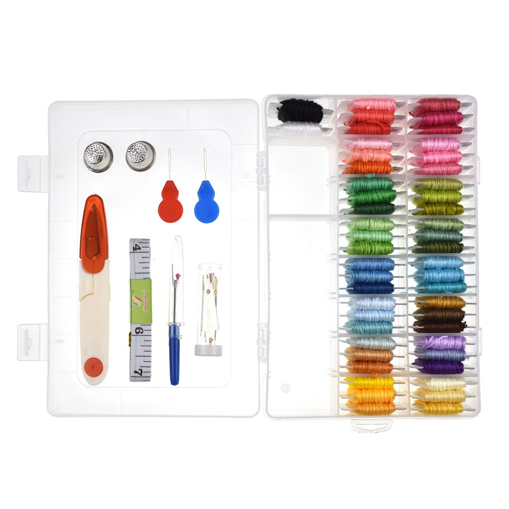 Embroidery Tools - 50 Assorted Embroidery Kit with Pattern
