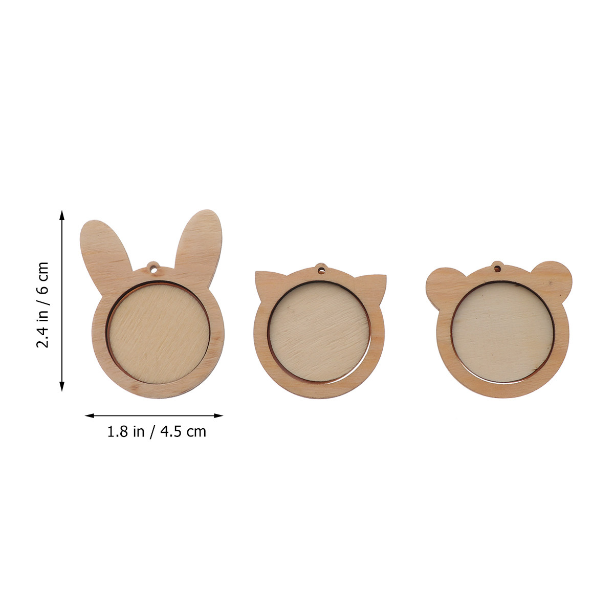 3Pcs Mini Wood Embroidery Hoop - огляд і ціна Embroidery Frame