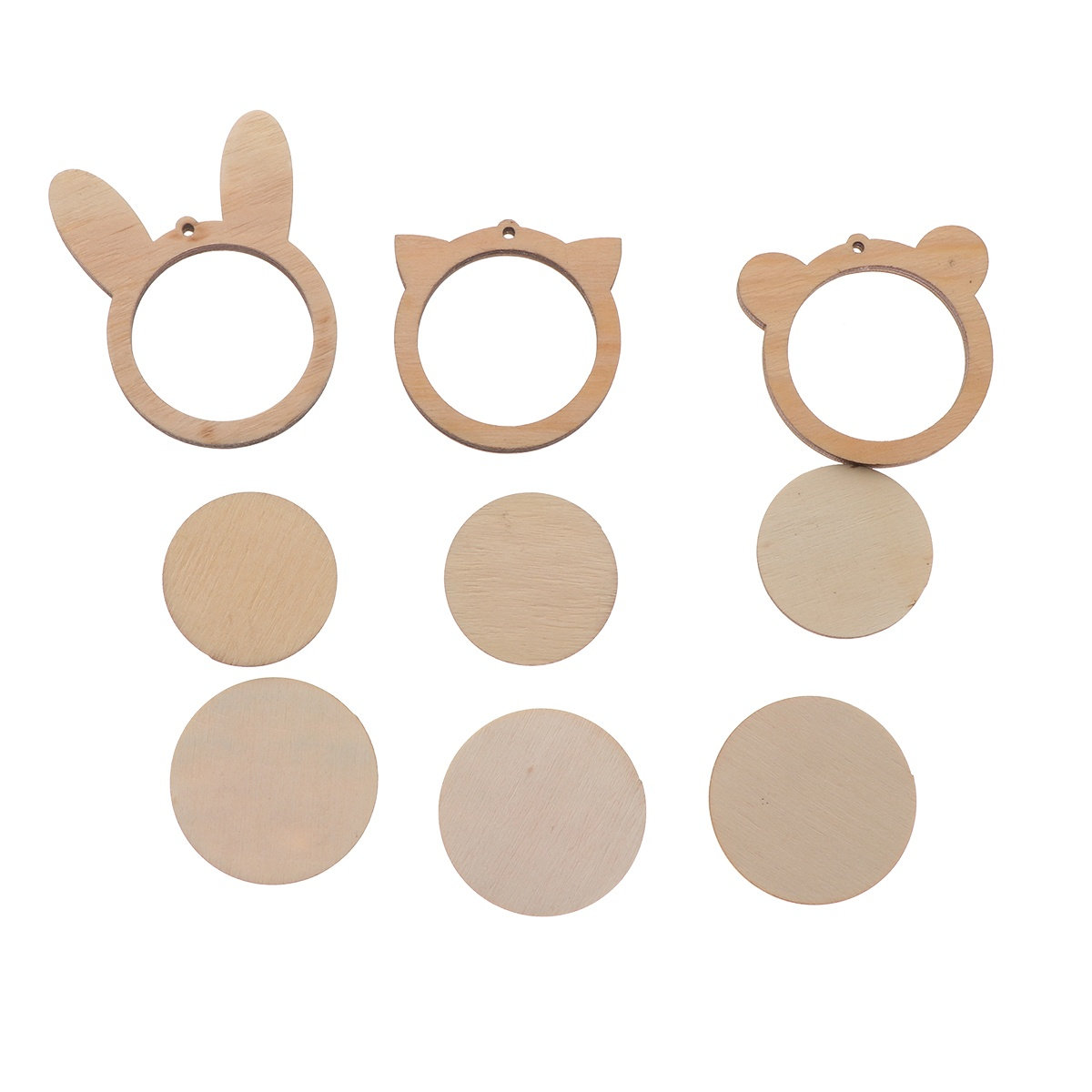 3Pcs Mini Wood Embroidery Hoop - огляд і ціна Embroidery Frame