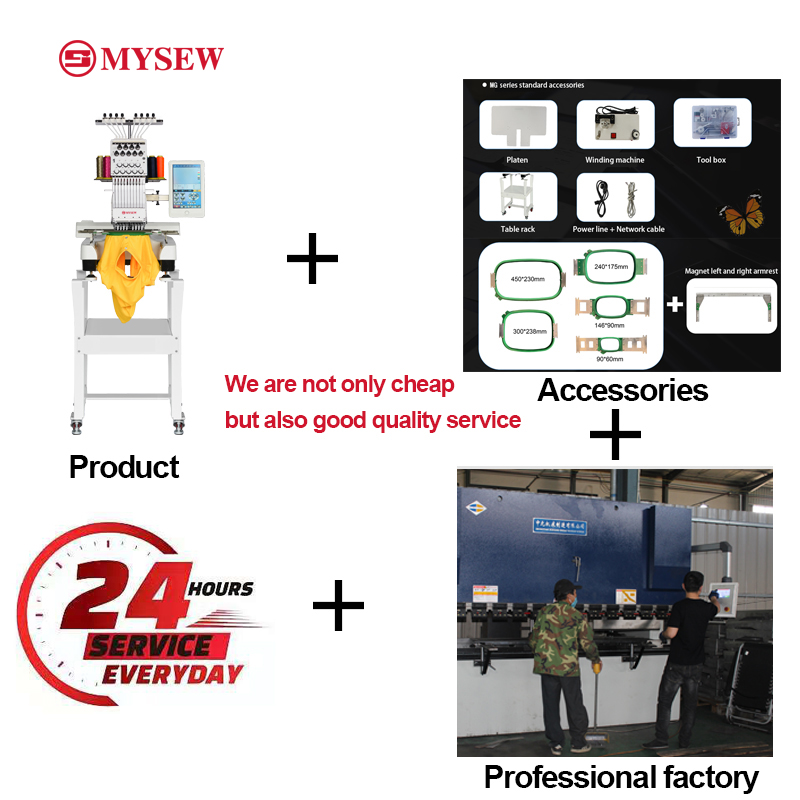 MYSEW MFS800 Single Head 9  s  - огляд і ціна Embroidery Computer