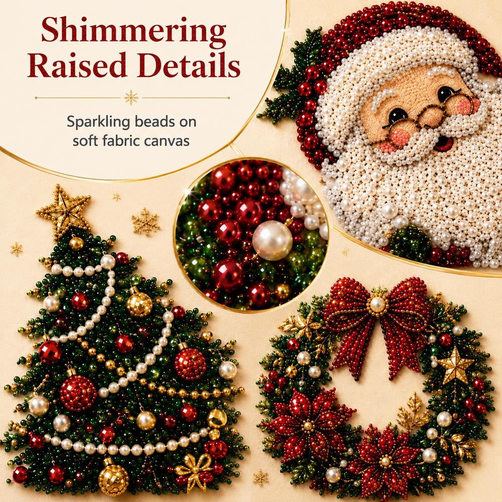 Christmas Santa Claus Pearl Ar - огляд і ціна Embroidery Frame
