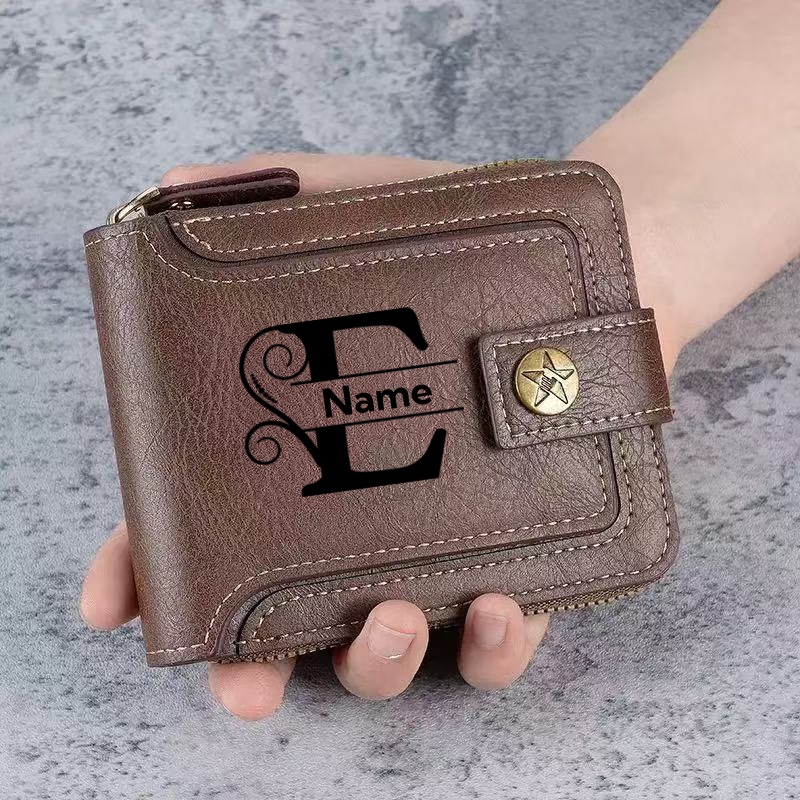 Men's Custom Wallet - Personal - огляд і ціна Embroidery Alphabet