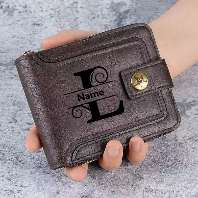 Men's Custom Wallet - Personal - огляд і ціна Embroidery Alphabet