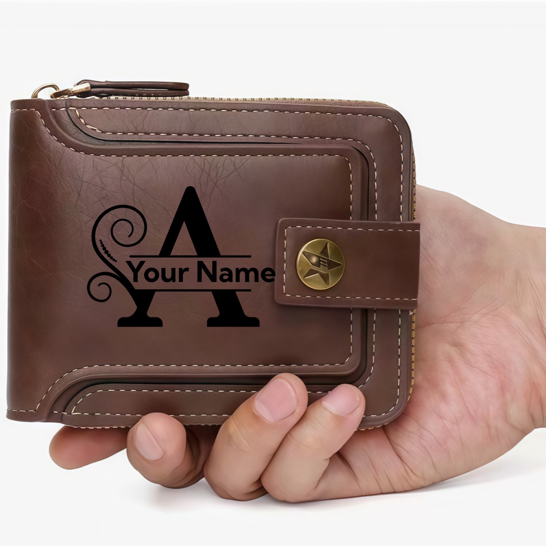 Men's Custom Wallet - Personal - огляд і ціна Embroidery Alphabet