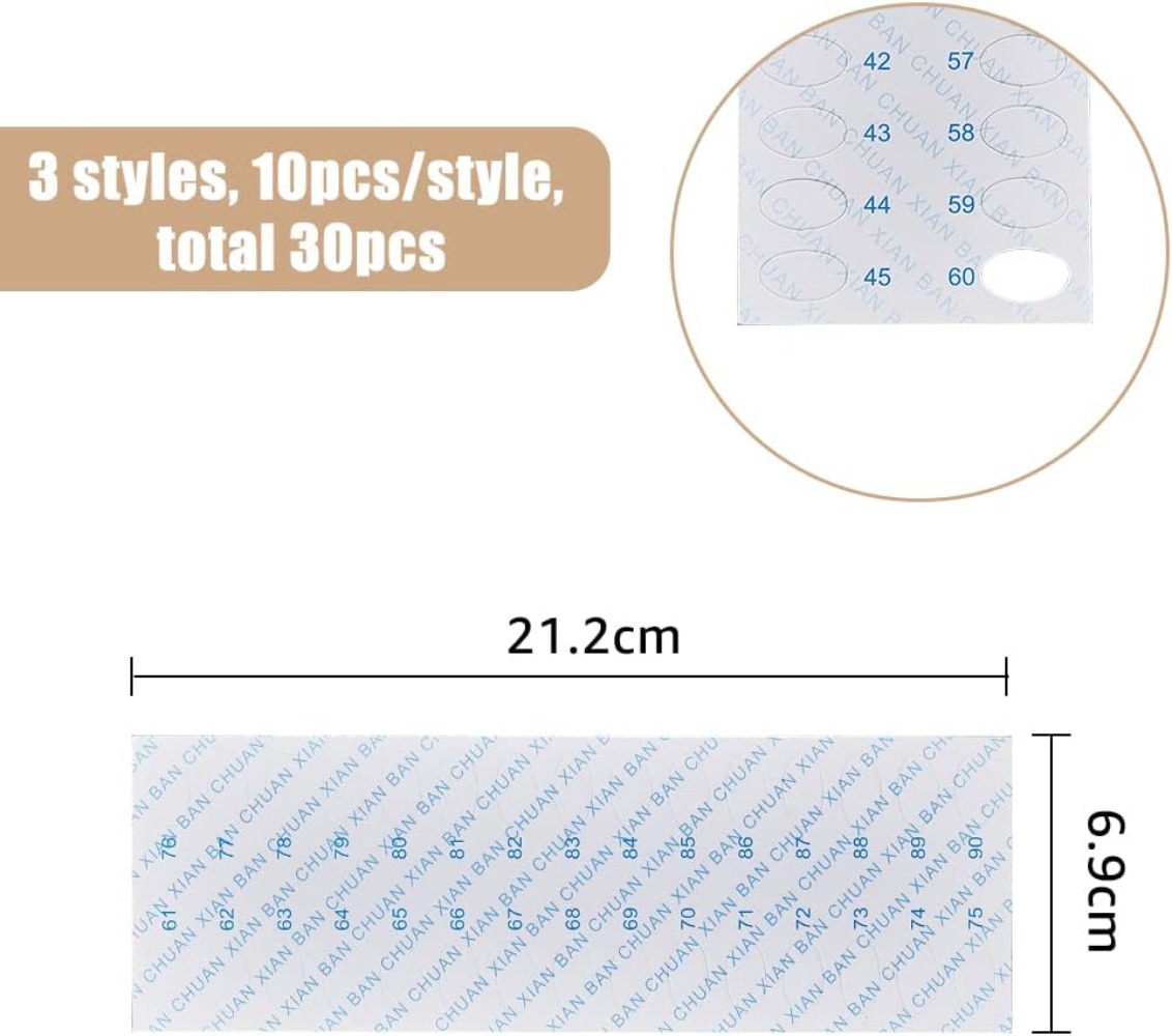 30Pcs 30 Positions Embroidery  - огляд і ціна Embroidery Paper