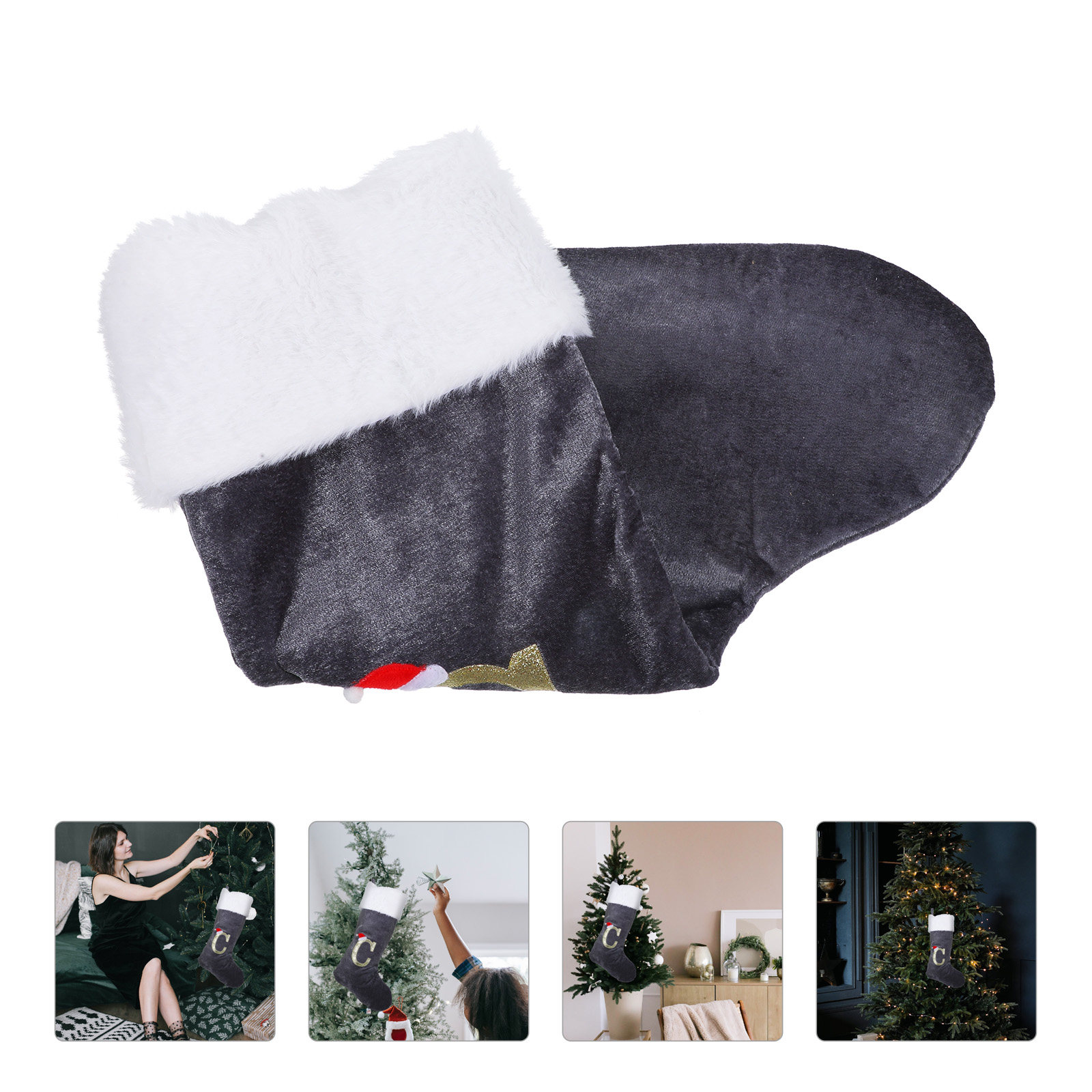 Xmas Stocking Cartoon Embroide - огляд і ціна Embroidery Xmas Stocking