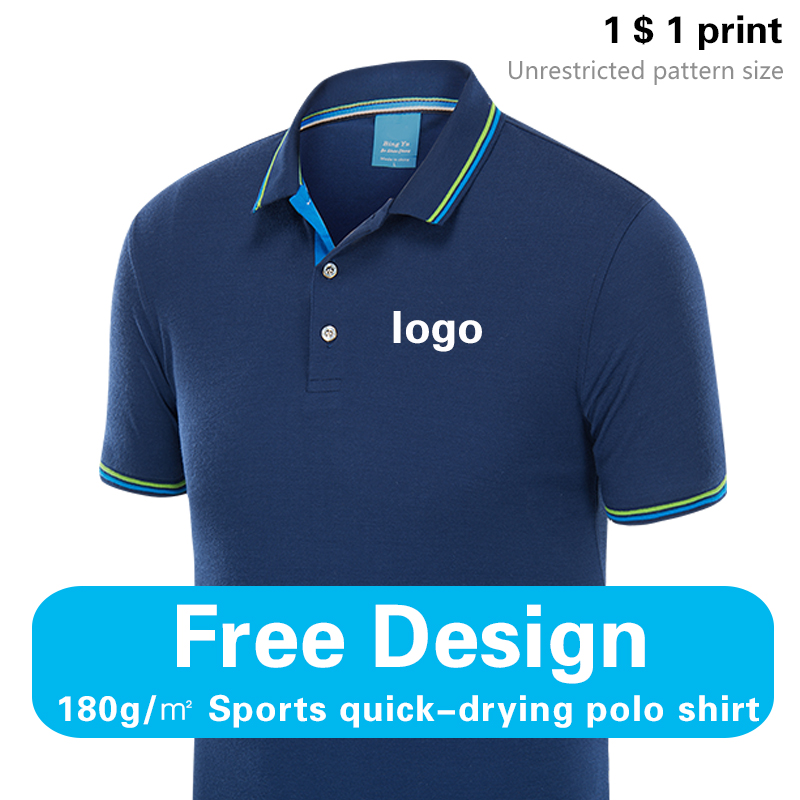 Summer Polo Shirt With Printed - огляд і ціна Embroidery Logo