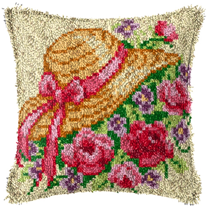 Smyrna Flower Latch Hook Kit M - огляд і ціна Embroidery Paper