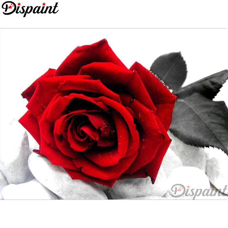 Dispaint Full Square/Round Dri - огляд і ціна Embroidery Rose Stitch