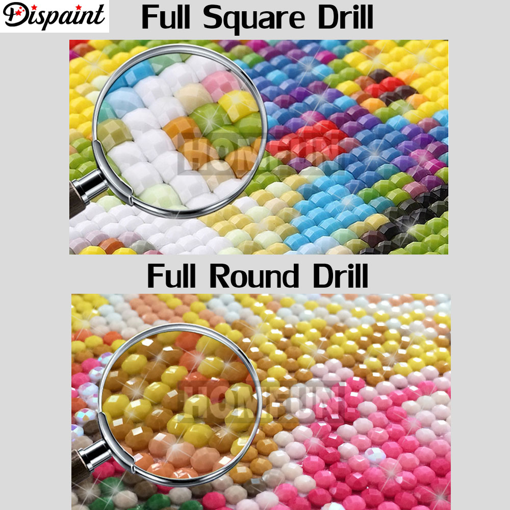 Dispaint Full Square/Round Dri - огляд і ціна Embroidery Rose Stitch