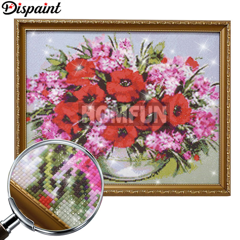 Dispaint Full Square/Round Dri - огляд і ціна Embroidery Rose Stitch