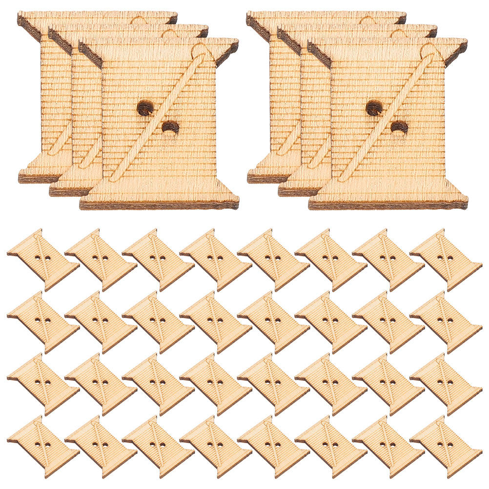 100Pcs Wooden Embroidery Floss - огляд і ціна Embroidery Computer