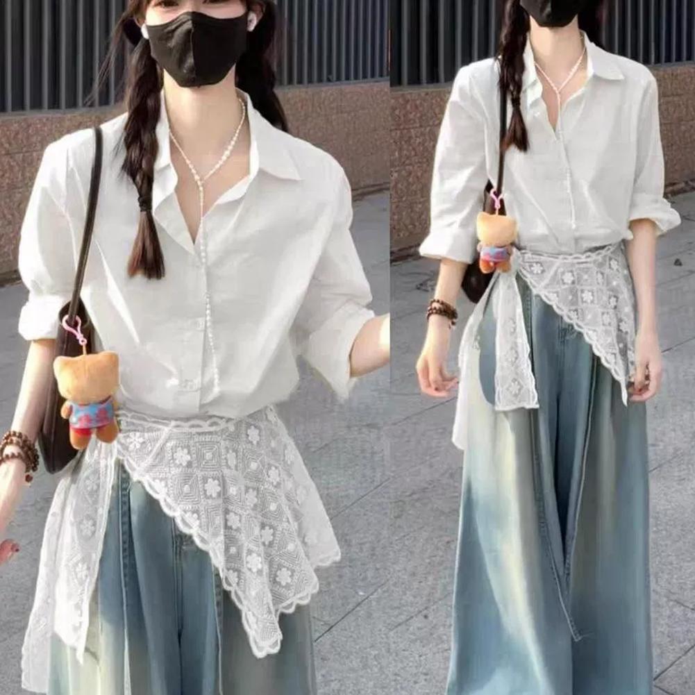 French Lace Shawl Scarf for Wo - огляд і ціна Embroidery Tshirt