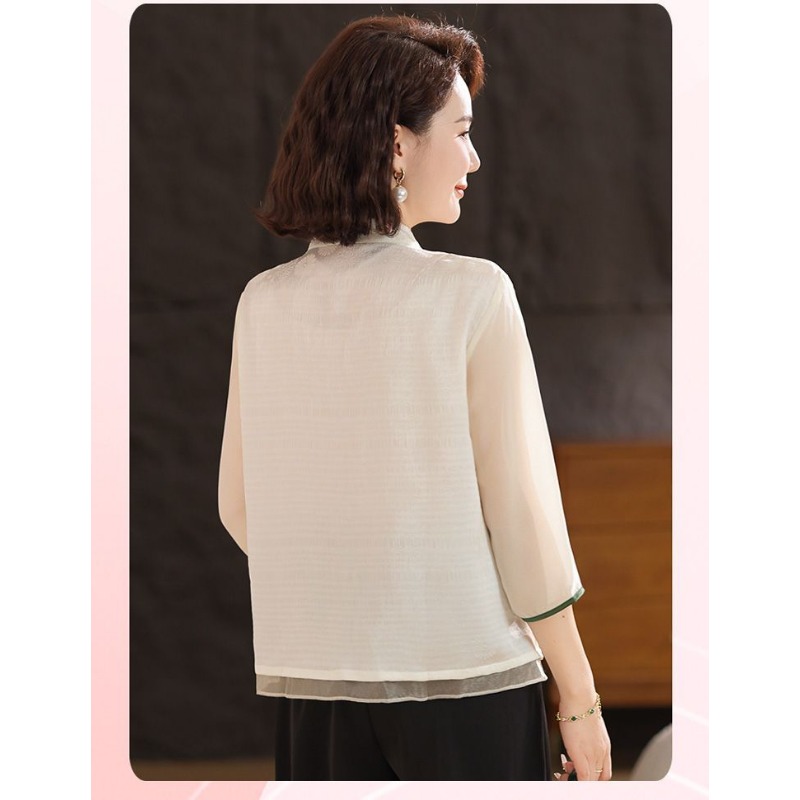 Women's Cream White Chinese St - огляд і ціна Embroidery Cream