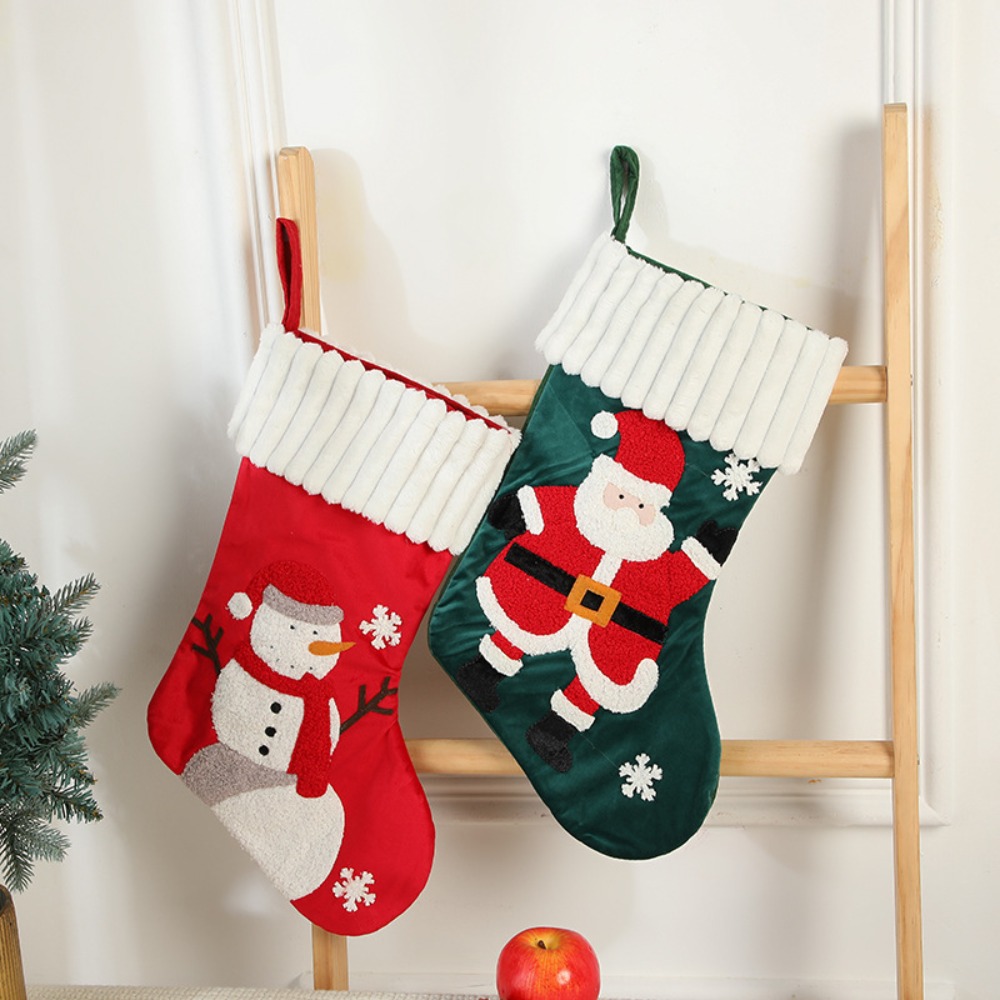 Hanging Embroidery Christmas S - огляд і ціна Embroidery Xmas Stocking