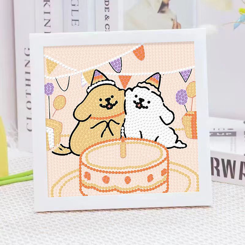 Cartoon Line Puppy Crystal Dia - огляд і ціна Embroidery Frame