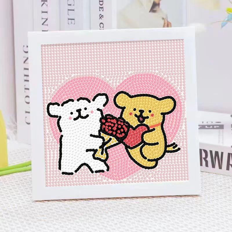 Cartoon Line Puppy Crystal Dia - огляд і ціна Embroidery Frame