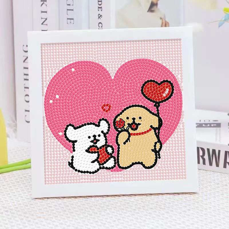 Cartoon Line Puppy Crystal Dia - огляд і ціна Embroidery Frame
