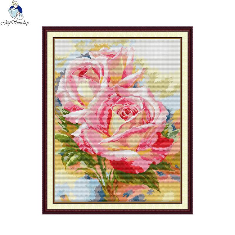 Joy Sunday Cross Stitch Kit DI - огляд і ціна Embroidery Rose Stitch