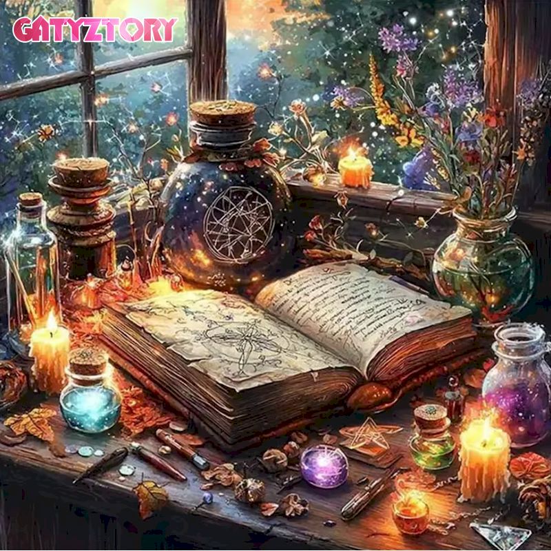 GATYZTORY 5D Diamond Painting  - огляд і ціна Embroidery Rose Stitch