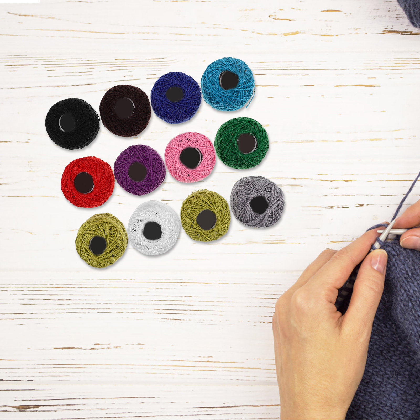 12Pcs Cotton Embroidery Floss  - огляд і ціна Embroidery Diy