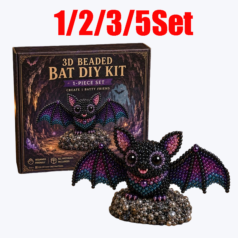 1/2/3/5Set 3D Beaded Bat Craft - огляд і ціна Embroidery Paper