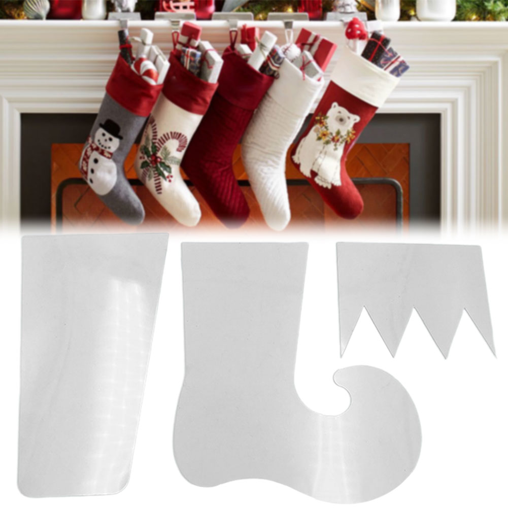 Elf Xmas Stocking Template Pla - огляд і ціна Embroidery Xmas Stocking