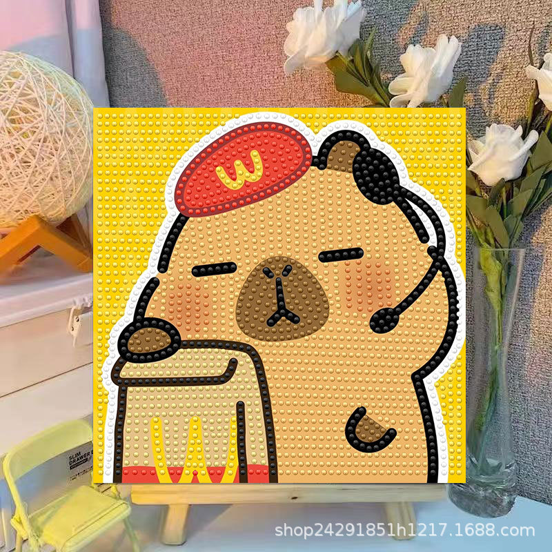 Cartoon Capibala Crystal Diamo - огляд і ціна Embroidery Frame