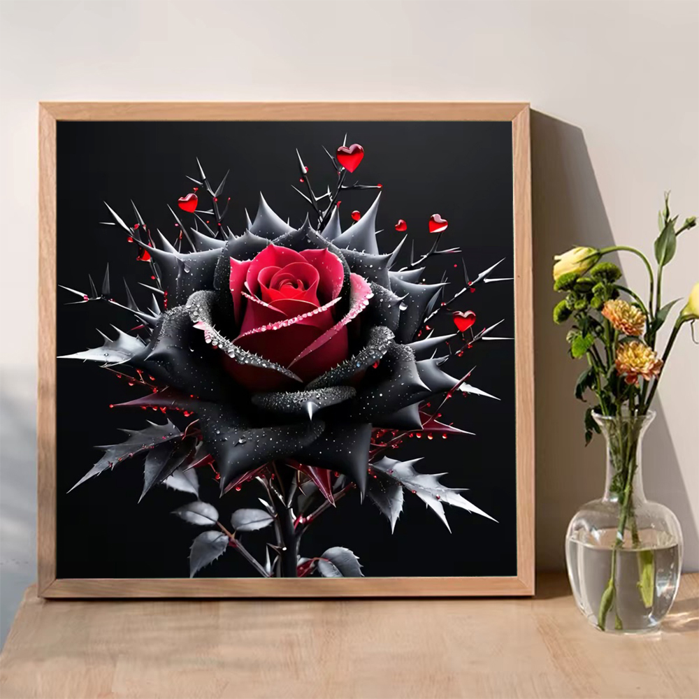 Evershine Diamond Painting Ros - огляд і ціна Embroidery Rose Stitch