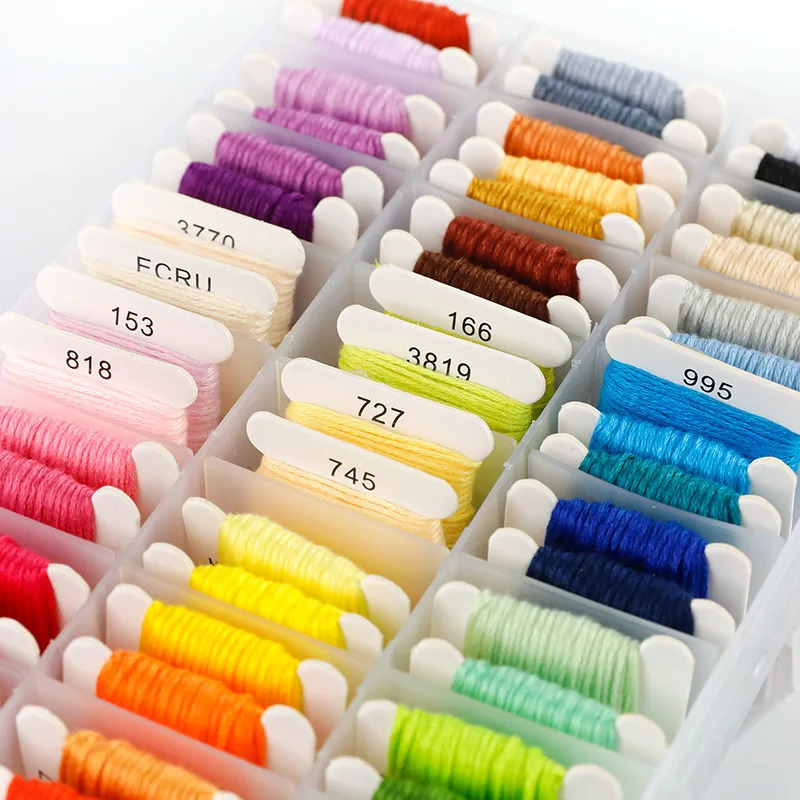 100% Cotton Embroidery Thread  - огляд і ціна Embroidery Diy